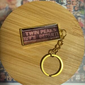 Twin Peaks Keychain